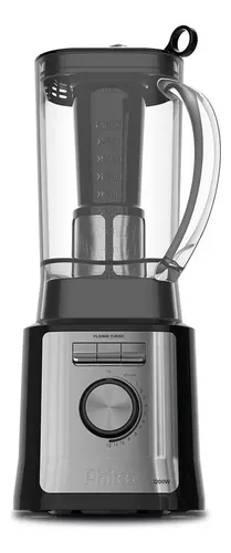 Liquidificador Philco Plq1600p Easy Smart Turbo 3l Philco Preto 127v