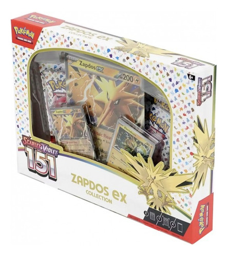 Pokemon Scarlet & Violet 151 Zapdos Ex Box En Ingles