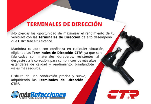 Par De Terminales Exteriores Es330 3.3l V6 04 Al 06 Ctr