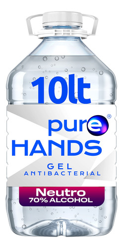 Gel Antibacterial 10 Litros Galón Sanitizante Con Cofepris