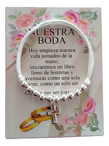 20 Pulseras Decenario Recuerdos Económicos De Boda 