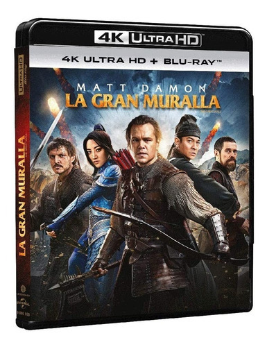 La Gran Muralla | 4k Ultra Hd + Blu Ray Película Nuevo