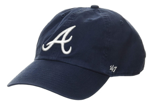 Mlb Bravos De Atlanta '47 Clean Up Ajustable Del Sombrero, D