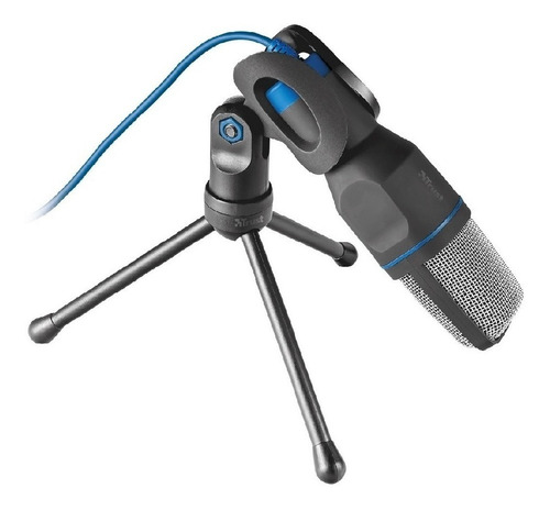 Microfono Trust Mico Con Tripode Plug 3,5mm Usb Color Negro
