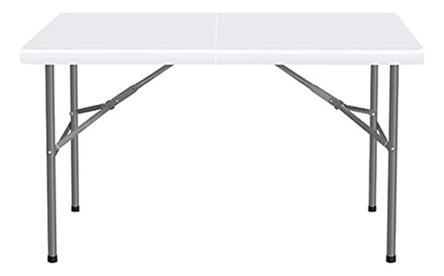 Mesa Plegable De Plástico Altura Ajustable 120 Cm