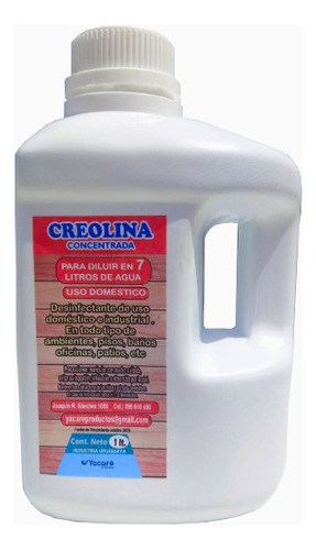 Creolina Concentrada Desinfectante 1 Litro (rinde 7 Lts.)