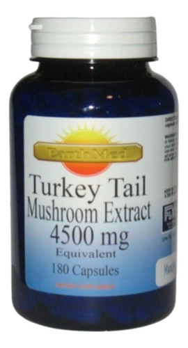 Turkey Tail Mushroom Hongo Cola De Pavo 4500mg 180 Capsulas