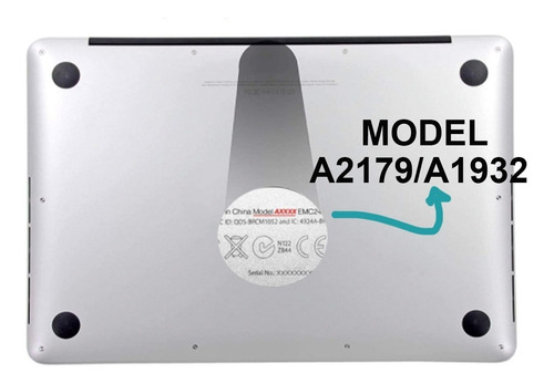 Imagen 2 de 7 de Carcasa Funda Protector Para Macbook Air 13 M1 Y 2019