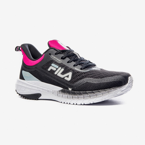 Champion De Mujer Fila Racer Advantage  - Negro/vino/azul Cl