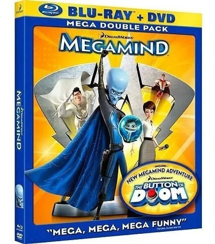 Megamind Bluray + Dvd Mega Double Pack