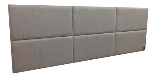  Cabeceira de cama Alce Couch Bloco Queen 160cm x 50cm Linho cinza-claro