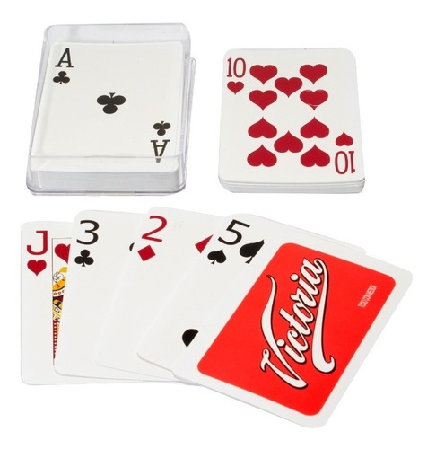 Cubilete + Baraja Poker Cervezas: Corona Modelo Victoria