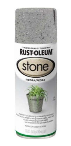 Pintura Aerosol Rust Oleum Piedra (stone) Color Gris 