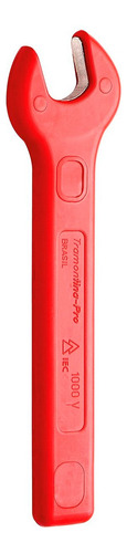 Chave Fixa Isolada 1 Boca 17mm (44320/017) - Tramontina Pro Cor Vermelho