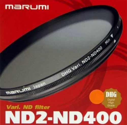 Filtro de Densidad Neutra Variable Marumi ND2-ND400 77 mm