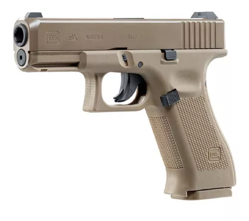 Pistola Aire Comprimido Glock 19x Co2 19 Tiros Cal 4,5.