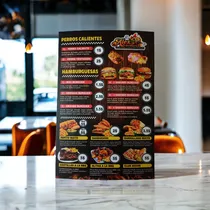 Comprar Fg Menu Comida Rapida En Pvc Para Restaurantes 