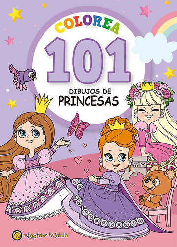  Colorea 101 Dibujos Princesas Libro Para Niños 3141