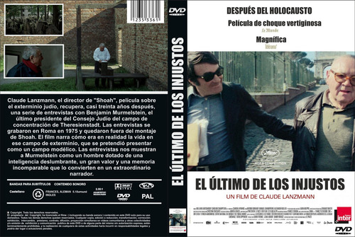 El Último De Los Injustos - Holocausto - Dvd