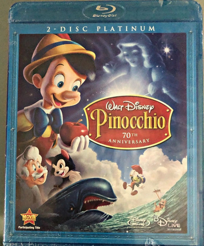 Pinocchio Blu Ray Platinum