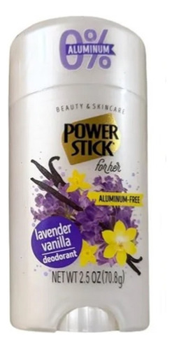Desodorante Power Stick Sem Alumínio - Lavender Vanilla