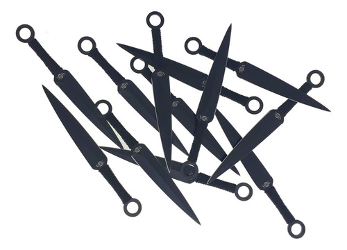Juego De Cuchillas Fijas Estilo Kunai Mastertarget Hoja De A