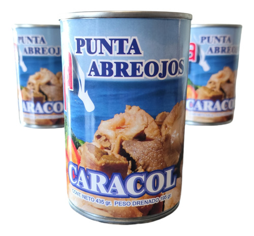 24 Latas De Caracol En Salmuera Punta Abreojos Lata De 435g