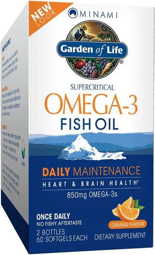 Garden Of Life Supercritical Omega-3 Fish Oil X60 Cáps 2pack