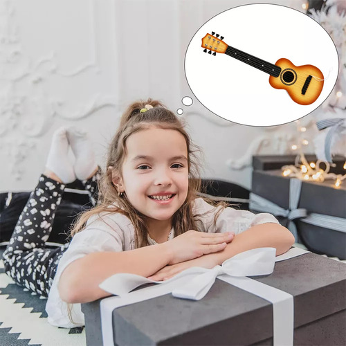 Guitarra De Juguete Para Niños Instrumento 4-14 Años Ukelele