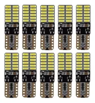 Comprar T10 Estrobo Pellizco Vela Cuartos 24 Smd Led Diez Piezas
