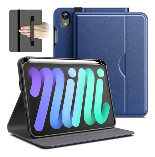 Jetech Funda P/ iPad Mini 6 (8,3 Pulgadas) Modelo 2021 Azul