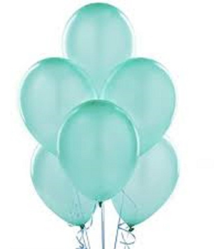 Set Globos Metalizado La Sirenita X5 + 12 Globos R12 Latex