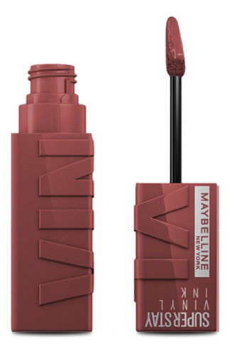 Labial Líquido Maybelline Superstay Vinyl Ink 4.2 Ml Acabado Gloss Color WITTY 40