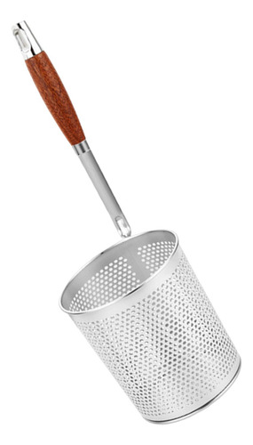 Cesta De Fritura Com Alça Anti-escaldadura De Aço Inoxidável