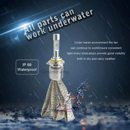 Turbo Led Canbus H1 H3 H4 H7 H11 H13 9005 9006 880 Disipador