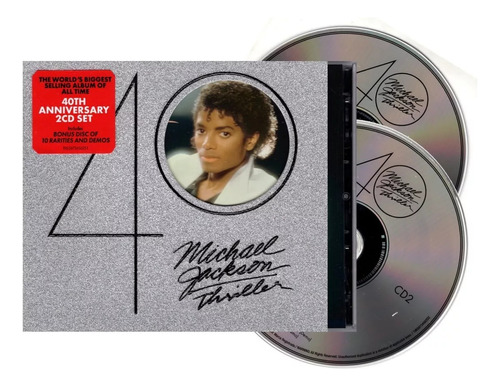 Michael Jackson Thriller   Disco Cd Versión  Álbum