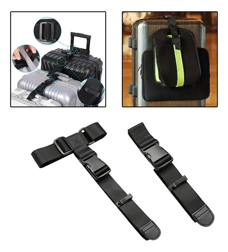 Agregue Una Bolsa Correas De Equipaje Que Conectan Sus