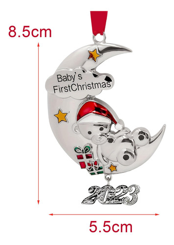 2 Primer Colgante Navideño Para Bebé Recién Nacido,