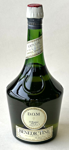 Licor Benedictine Dom Añejo Botella Llena Cerrada 1980 1 Lit