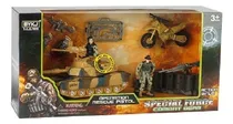 Comprar Playset Playset Militar Tanque + Moto C\u002Fsonido