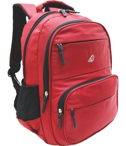 Mochila Escolar Notebook 15 Polegadas Kvn21091 Vermelho