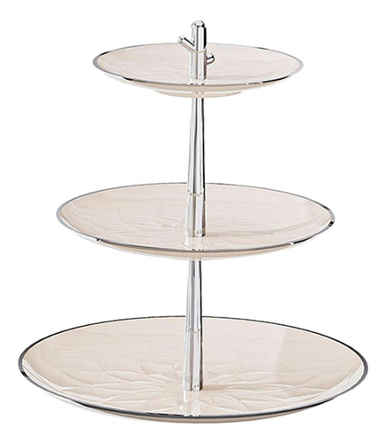 Soporte Para Cupcakes De 3 Niveles, Plato Para Secos,