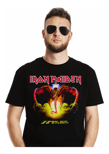 Polera Iron Maiden From Here To Eternity Metal Impresión Dir