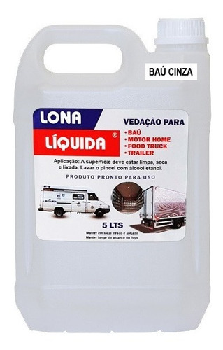 Veda Vazamento Baú Motorhome Lona Liquida - Galão 5 Litros