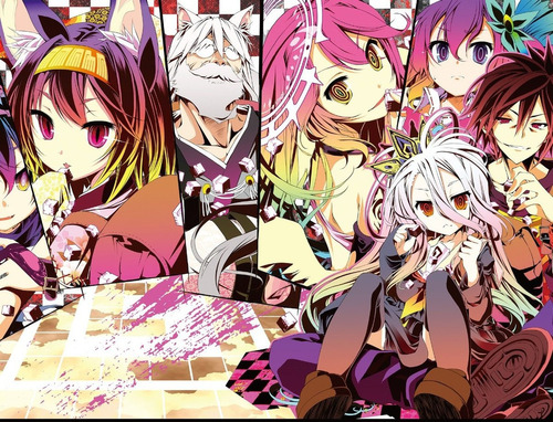 1 - Promoción - Cuadro Numerado No Game No Life Anime T155