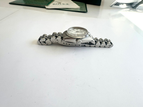 Reloj Rolex Dama Oyster Perpetual Date Ref. 6916 26 Mm 1980 Gris Gris Blanco (Usado)