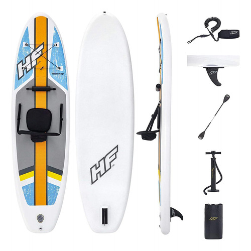 Sup Inflable White Cap Convertible Set Hydro-force 3.05mx84