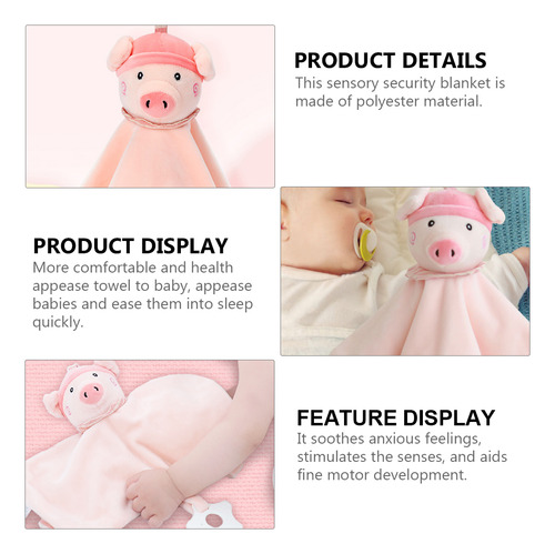Manta Relajante Para Bebés Con Forma De Animal De Peluche, T