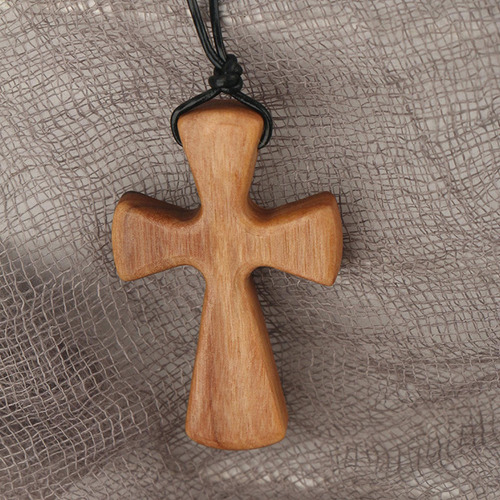 - V Collar De Cruz De Madera, Crucifijo De Madera, Regalo