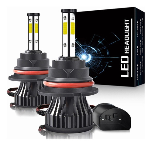 Para Ford F150 98-03 9007 Kit De Faros Led De Haz Alto+bajo